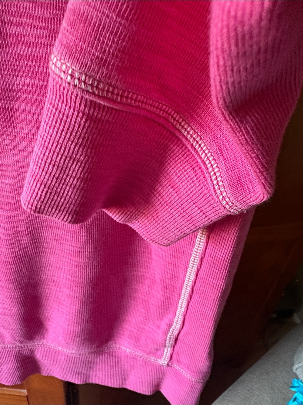 Tommy Bahama Women’s Hot Pink Zip-Up Hoodie - Picture 3 of 8